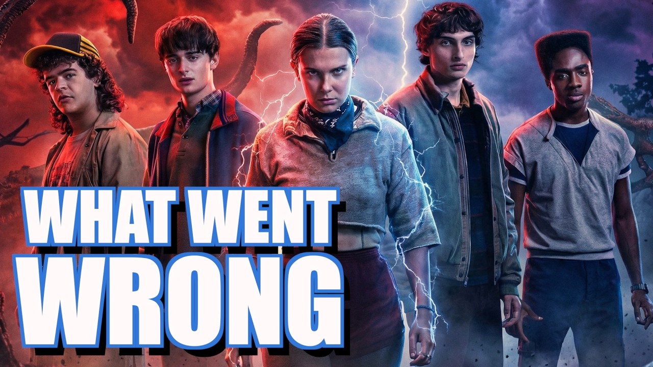 The original thumbnail: the five main cast members against a red and blue storm, with WHAT WENT WRONG in large white type